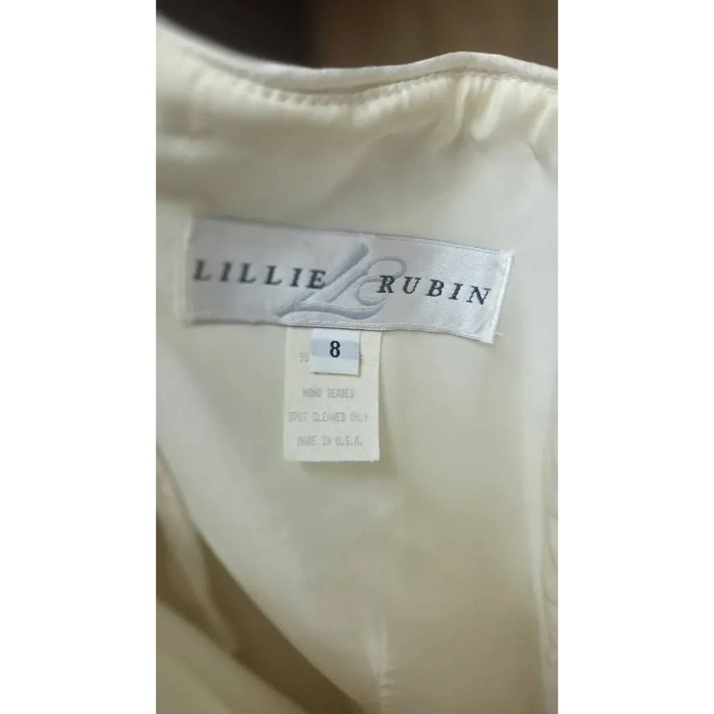 Lillie Rubin Couture Off-Shoulder Formal Dress - Size 8 - Picture 14 of 16